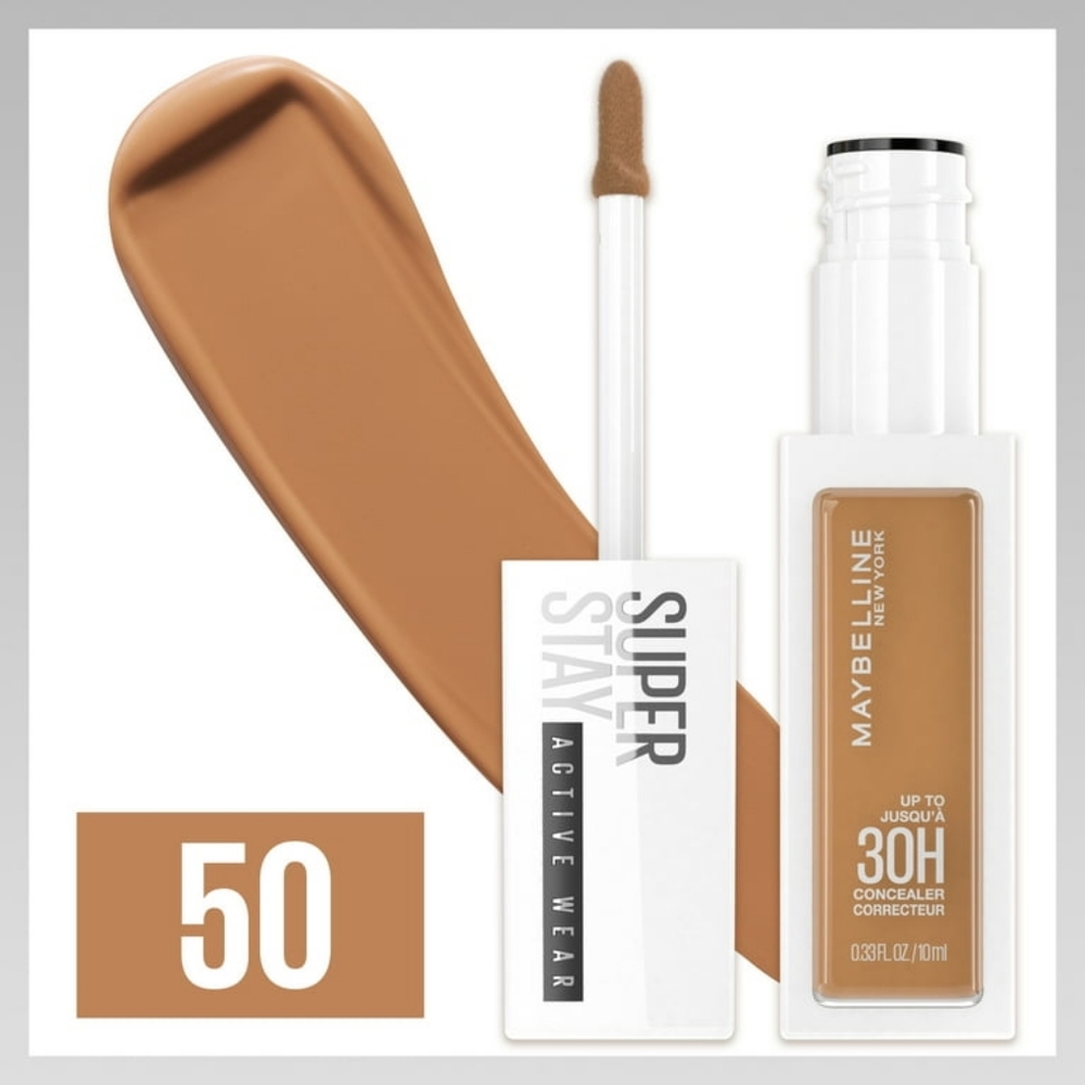 🌹3/$12 Maybelline Super Stay Longwear Liquid Concealer, Up to 30HR Wear, 50